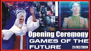 Watch Games of the Future 2024 Opening Ceremony. Anthem of Russia. Putin's speech. #games