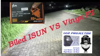 Compare Biled ISUN 55watt VS Vinyx P2 35watt.