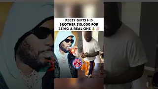 #Peezy gifts his brother $10K for being a real one #detroitrapdaily #detroit #detroitrap #babytron