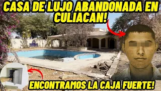 LA CASA MAS LUJOSA DE CUL1ACAN ABANDONADA😰! ENCONTRAMOS LA CAJA FUERTE😱!