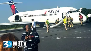 Caught On Camera: Passenger Catches Video Of Emergency Delta Landing