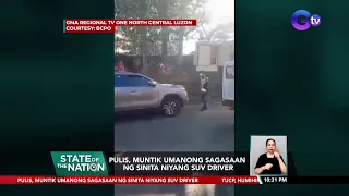 Pulis, muntik umanong sagasaan ng sinita niyang SUV driver | SONA