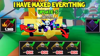 I Have Maxed Everything In Anime Swords Simulator | Roblox