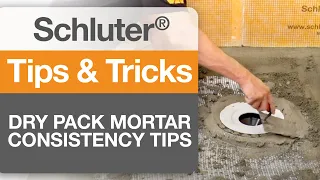 Tips on Dry Pack Mortar Consistency