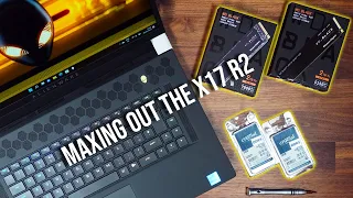 Alienware X17 R2 Upgrading SSD and RAM