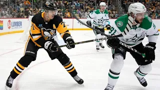 Evgeni Malkin finds a way to score with less than 1 minute in the game! (Stars @ Penguins) 12/12/22