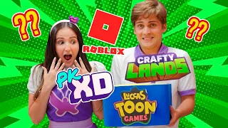 SURPRESA!!! A CAIXA MISTERIOSA DA LUCCAS TOON GAMES - PKXD, CRAFT LANDS OU ROBLOX?