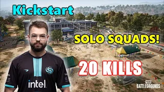 SONIQS Kickstart - 20 KILLS - SOLO SQUADS! - PUBG