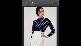 Remove dots on clothes - Short Photoshop Tutorial