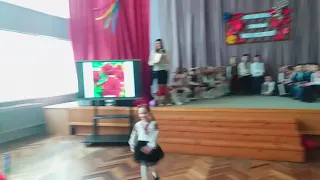Святковий виступ до Дня мами  1-го класу ліцею №18 Львів
