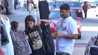 Metallica Bassist Robert Trujillo Drops Family Off At Airport