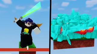 Roblox Bedwars, but everyone has 1 HP