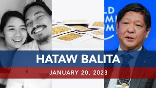 UNTV: HATAW BALITA | January 20, 2023