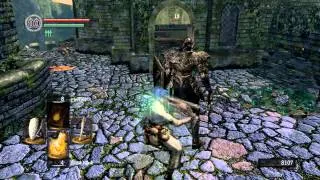 How to defeat the Black Knight in Undead Burg- SL1- Dark Souls