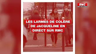 Les larmes de colère de Jacqueline en direct sur RMC