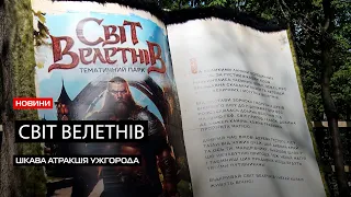 Велетні у парку Ужгорода: діти і дорослі про відкриття нової атракції