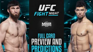 UFC Fight Night: Ankalaev vs. Walker 2 Full Card Preview and Predictions