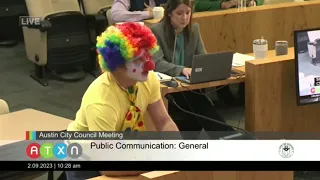 Clown says he's ready to take on job of Austin Energy CEO after widespread power outages