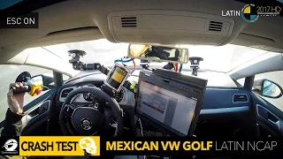 Volkswagen VW Golf 7 - Car CRASH TEST Latin Ncap ESC Test 2017 ★★★★★ [GOMMEBLOG]