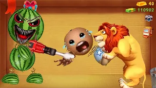 The Lion vs WATERMELON BUDDY | Kick The Buddy