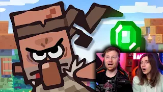 The Village Attack - Ultimate Minecraft Cartoons | Атака на деревню |РЕАКЦИЯ на Cas van de Pol