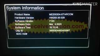 STARCOM GX6605S HW203.00.029 NEW SOFTWARE WITH YOUTUBE OK