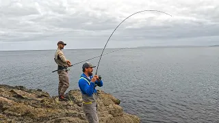 Rock Fishing for Pollack on Remote Islands  | Lure Fishing UK