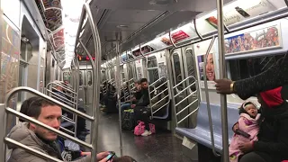 NYC Subway HD 60fps: Riding Bombardier R179 J Train (Fulton Street to Chambers Street) 11/22/18