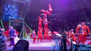 Acrobats on swings and stilts. Morozko in the Kazan circus part 8