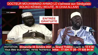 Grand Rendez-vous Dr Mouhammad Ahmad LO Dimanche 24 Octobre 2021 au Grand Théâtre : ENTRÉE GRATUITE