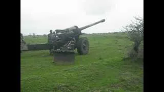 Extreme Indian Army Arty Gun 130mm firing in the ranges..