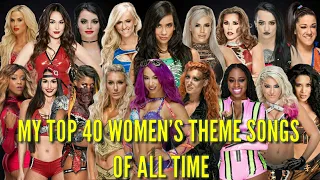 My top 40 WWE Women's theme songs of all time