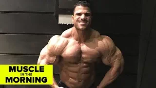 INSANE HASSAN MOSTAFA 3 WEEKS OUT! Muscle in the Morning (3/19/19)