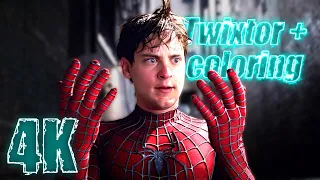 Peter Parker in Spider-Man 2 4K Twixtor Scenepack with Coloring for edits MEGA (Part 2/2)