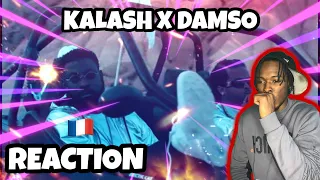 AMERICAN REACTS TO FRENCH RAP! Kalash - Mwaka Moon ft. Damso (English Lyrics CC)