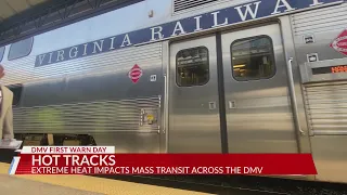 Extreme heat impacts commuters across the DMV