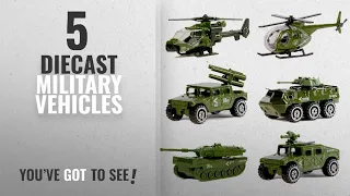 Top 10 Diecast Military Vehicles [2018]: Die-cast Military Vehicles,6 Pack Assorted Alloy Metal