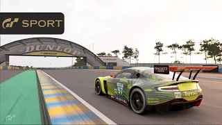 GT Sport: Aston Martin  V12 Vantage GT3 - Le Mans 24HRS Gameplay (1080p).