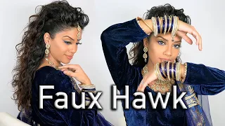 Faux Hawk: An Easy 5 Minute Updo! | Pakistani/Indian GRWM | ARIBA PERVAIZ