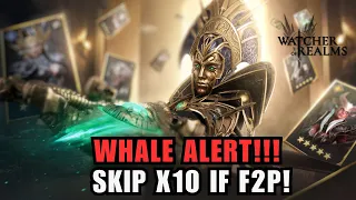 WHALE ALERT! SKIP THIS x10 BANNER IF YOU ARE F2P! [Watcher of Realms]