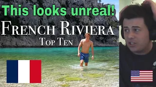 American Reacts Top 10 Places On The French Riviera - Travel Guide | Ryan Shirley