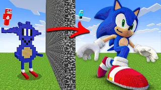 I cheated with SONIC in Minecraft Build Battle!