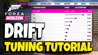 How To Tune A Drift Car in Forza Horizon 5  - Drift Tuning Tutorial FH5