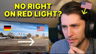 American reacts to Driving in America VS Germany