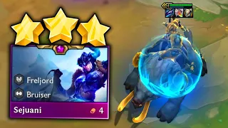 SEJUANI 3 STAR | EVERY CHALLENGER IS PLAYING THIS AMAZING COMPOSITION | TFT Set 9