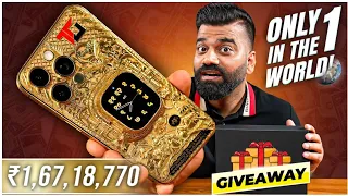 My New Gold iPhone 15 Pro Max - Mahabharat Edition 🔥🔥🔥 @TechnicalGuruji @technicalbana