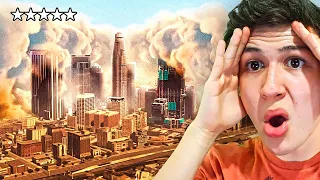 REACCIONANDO al FIN de Los SANTOS en GTA 5! *TORMENTA de ARENA*