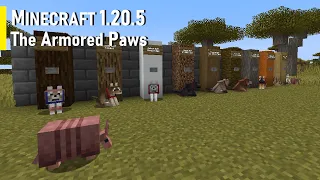 Minecraft 1.20.5 Release Showcase - The Armored Paws