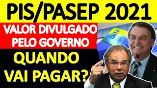 PAGAMENTOS PIS/PASEP 2021 DIVULGADO PELO GOVERNO - QUANDO SACAR O ABONO SALARIAL ANO BASE 2021?