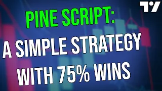 PINE SCRIPT: 75% Win Rate on a Simple Pullback Strategy